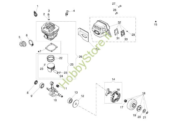Picture of Motore MT 6510 (EURO 5) Motosega