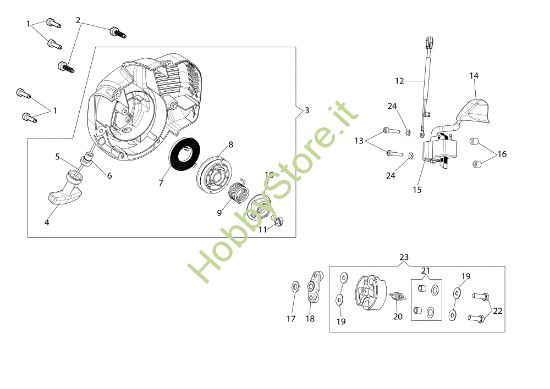 Picture of Avviamento TG 2470 P Tagliasiepi