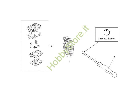 Picture of Carburatore DSH 4000 T Decespugliatore