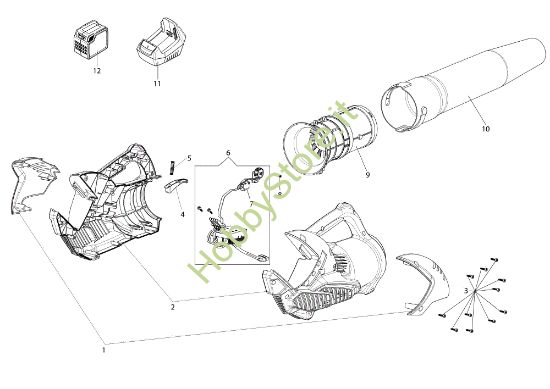 Picture of Esploso completo SAi 60 Soffiatore