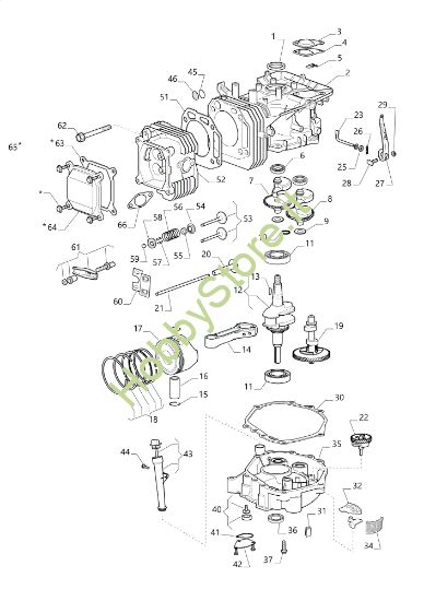 Picture of Gruppo motore EF 93/16 K Cat.2019 Trattorino