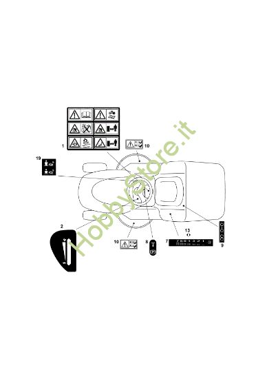 Picture of Etichette (1/2) EF 103/22 V Cat. 2019 Trattorino