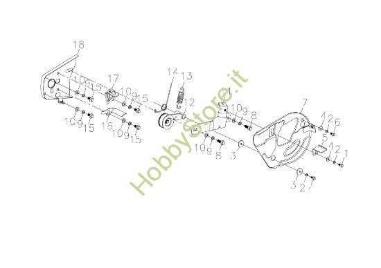 Picture of Leve raggi MZ 2098 RKS (K800 HC - EURO5) Motozappa