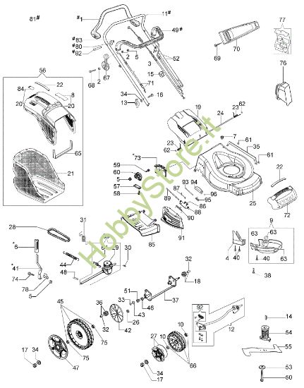 Picture of Esploso LR 53 TBX ALL ROAD PLUS 4 EURO 5 Rasaerba
