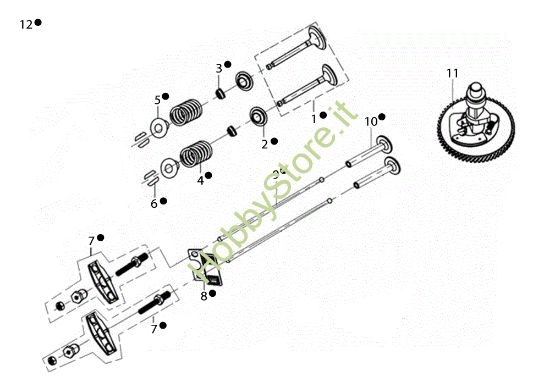 Picture of Valvole ZEPHYR 72/12,5 K H (3in1) (K1250) EURO 5 Trattorino