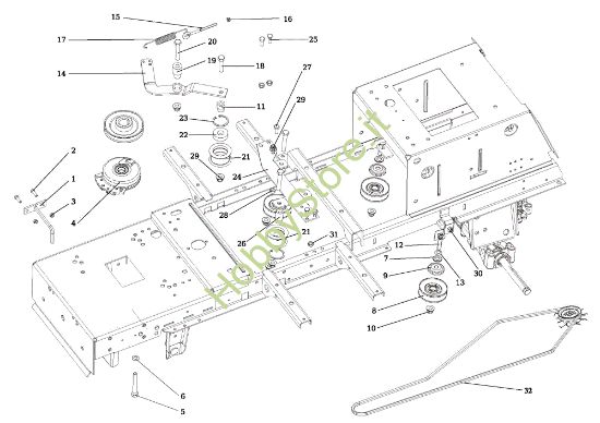 Picture of Puleggia frizione EF 106/22 HP Cat. 2019 Trattorino