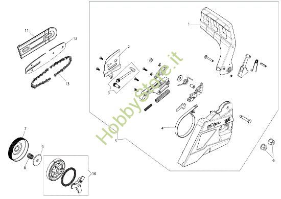 Picture of Copricatena MTH 4000 (Euro 2) Motosega