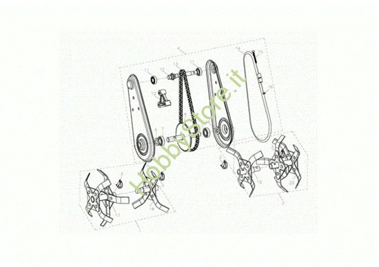 Picture of Trasmissione MZ 2055 K Motozappa