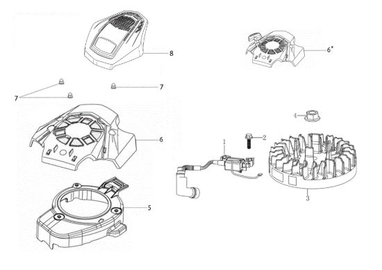 Picture of Avviamento LR 48 TKE ALL ROAD PLUS 4 (K655LI) EURO 5 Rasaerba