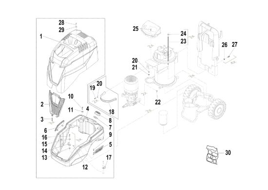 Picture of Carcassa IP 2500 HS Idropulitrice