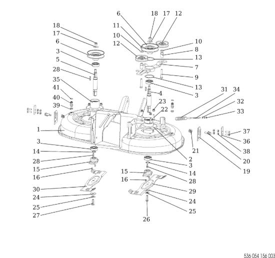 Picture of Piatto di taglio (1/2) EF 92/16KH (K1600AVD) Cat.2020 Trattorino