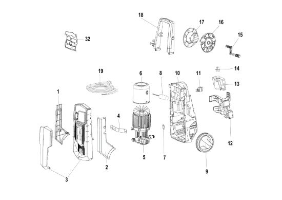 Picture of Carcassa IP 1500 S (2020) Idropulitrice