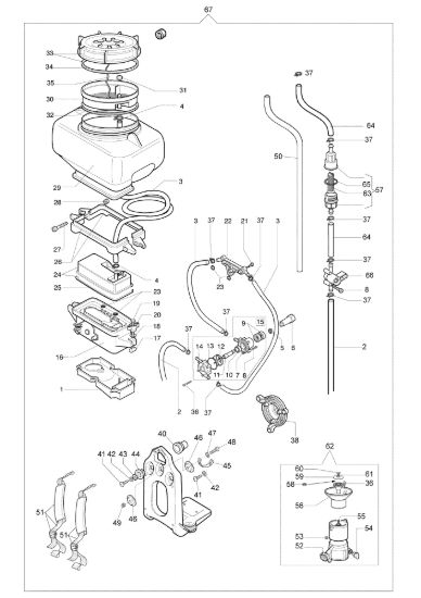 Picture of Kit trasformazione da soffiatore ad atomizzatore SA 2063 Soffiatore