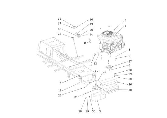 Picture of Motore EF 92/24 KH (K2400AVD TWIN) Cat.2021 Trattorino