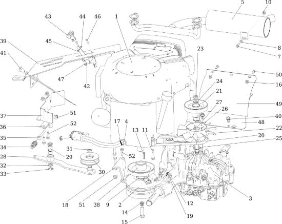 Picture of Motore TUAREG 92 EVO (K2400AVD V-Twin - EURO5) Cat.2021 Trattorino