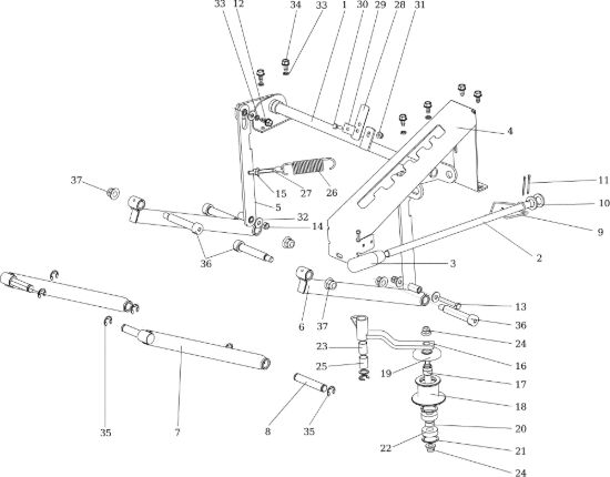 Picture of Sollevamento piatto di taglio TUAREG 92 EVO (K2400AVD V-Twin - EURO5) Cat.2021 Trattorino