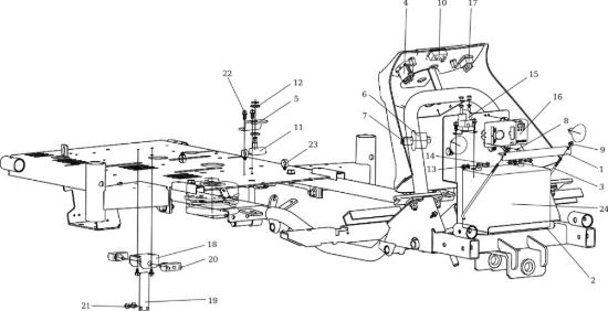 Picture of Parti elettriche TUAREG 92 EVO (K2400AVD V-Twin - EURO5) Cat.2021 Trattorino