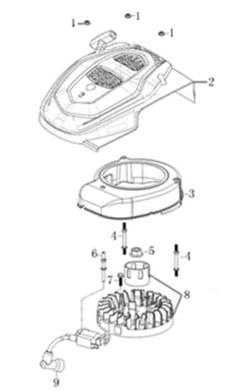 Picture of Avviamento LR 48 PK COMFORT (K450) Rasaerba