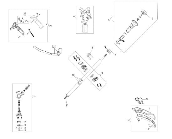 Picture of Trasmissione DSH 5000 T Decespugliatore