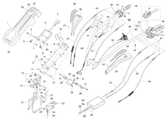 Picture of Piantone e stegole 407 S Motocoltivatore
