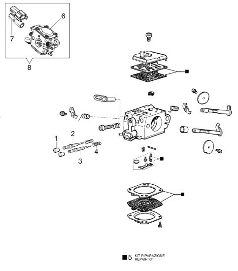 Picture of Carburatore HDA-314 152 Motosega