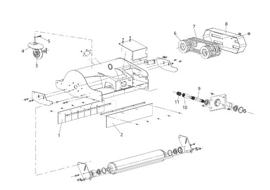 Picture of Esploso 1 L0091000 Trinciasarmenti TR 650 Esploso 1