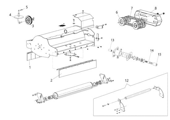 Picture of Esploso 1 Trinciasarmenti TR 80