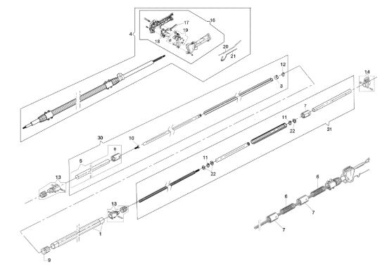 Picture of Asta (Trasmissione) PTX 2750 Applicazione (Potatore)