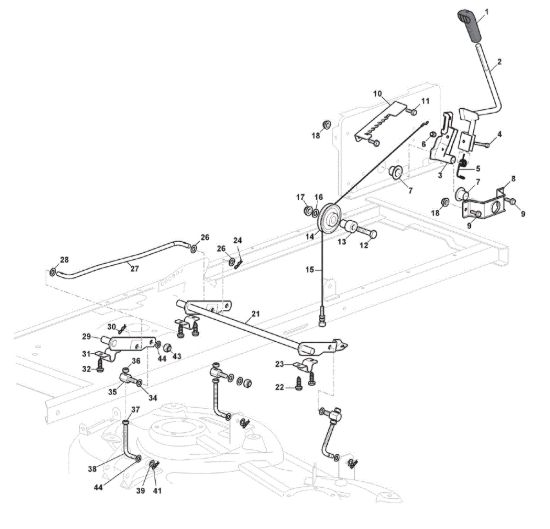 Picture of Sollevamento piatto di taglio GLX 20-108HS Trattorino