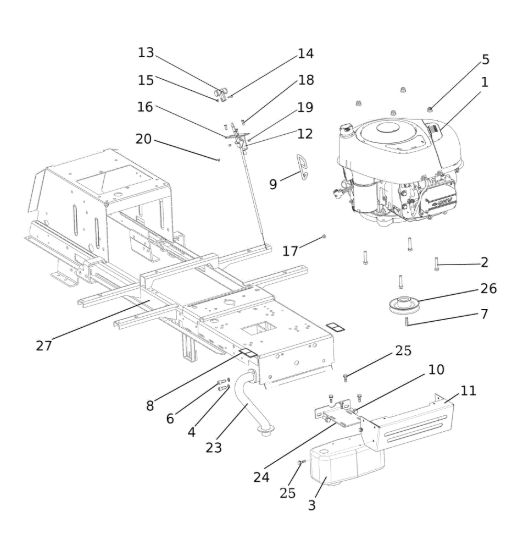 Picture of Motore EF 92/13H Cat.2023 Trattorino