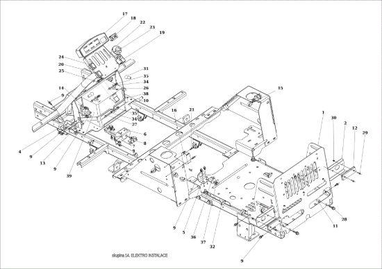 Picture of Schema elettrico Tonkawa 26 (Kawasaki) Cat.2023 Trattorino
