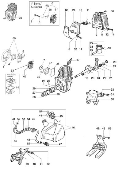 Picture of Motore STARK 25 TR Decespugliatore