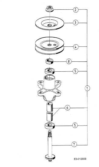 Picture of Albero lama FORMULA 96 M Trattorino
