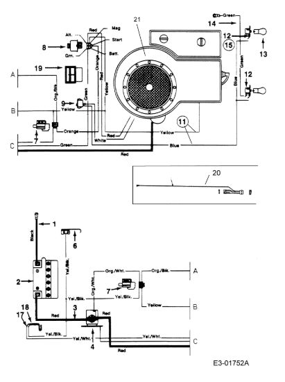 Picture of Schema elettrico FORMULA 96 M Trattorino