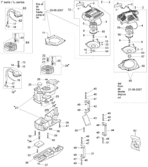 Picture of Basamento e avviamento TR 1585 R Mototrivella