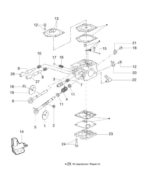 Picture of Carburatore TR 1585 R Mototrivella