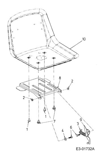 Picture of Sedile FORMULA 107 H Trattorino