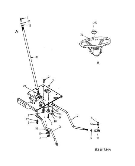 Picture of Sterzo FORMULA 107 H Trattorino
