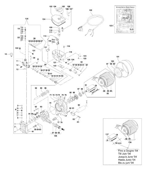 Picture of Motore IP 1700 S Idropulitrice