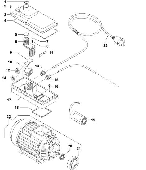 Picture of Motore 1 IP 2000 Idropulitrice