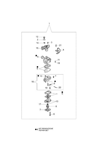 Picture of Carburatore WYK-232A 8535 Ergo Decespugliatore