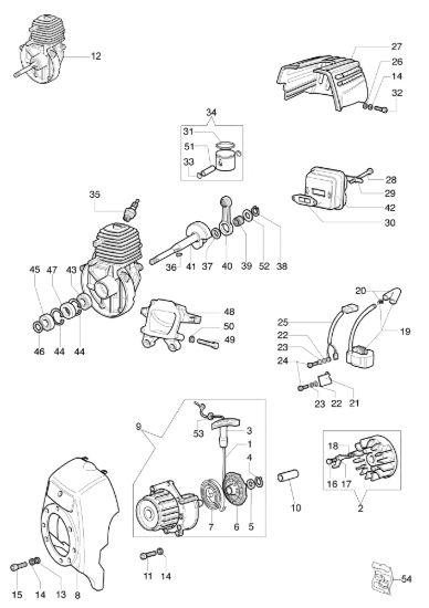 Picture of Motore STARK 26 TR Decespugliatore