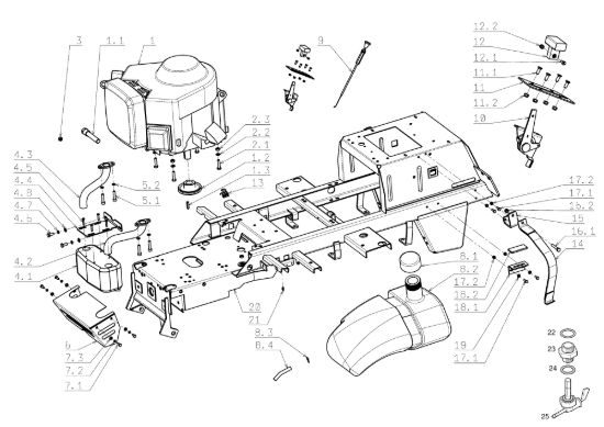 Picture of Motore EF 104J/20H Cat.2006-2007 Trattorino