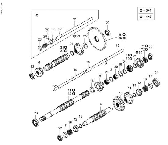 Picture of Ingranaggi (Cambio) TN 5500 (Export) Transporter