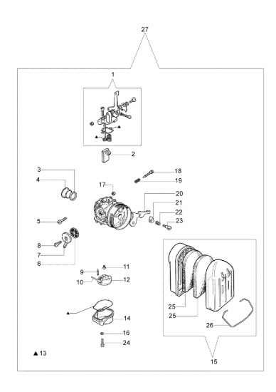 Picture of Carburatore SHA14-12L IC 2080 Carriola
