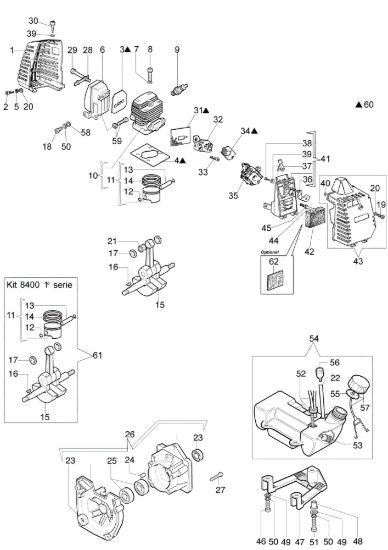 Picture of Motore 8400 IC Decespugliatore
