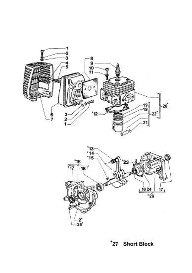 Picture of Motore 8420 IC Decespugliatore