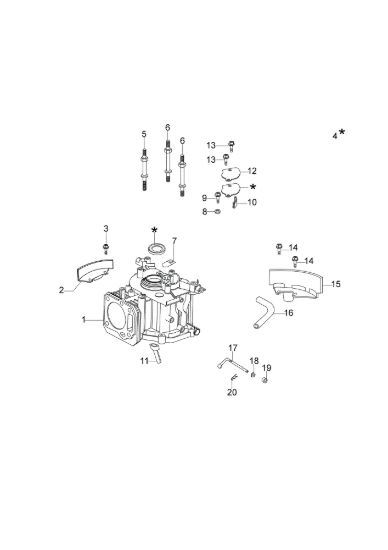 Picture of Cilindro e basamento AR 48 TK (K50) Rasaerba