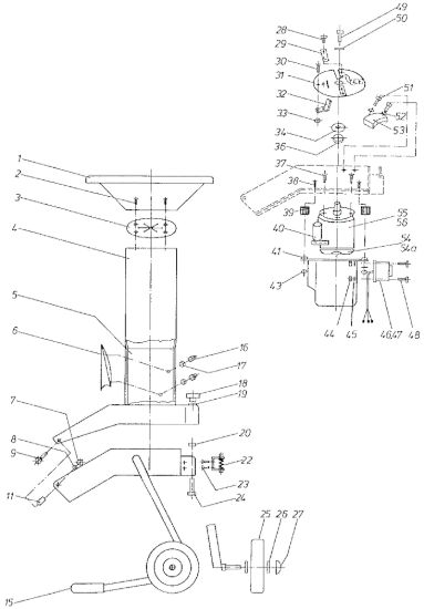Picture of Esploso BT 2100 E Biotrituratore