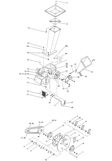 Picture of Esploso BT 5500 Biotrituratore